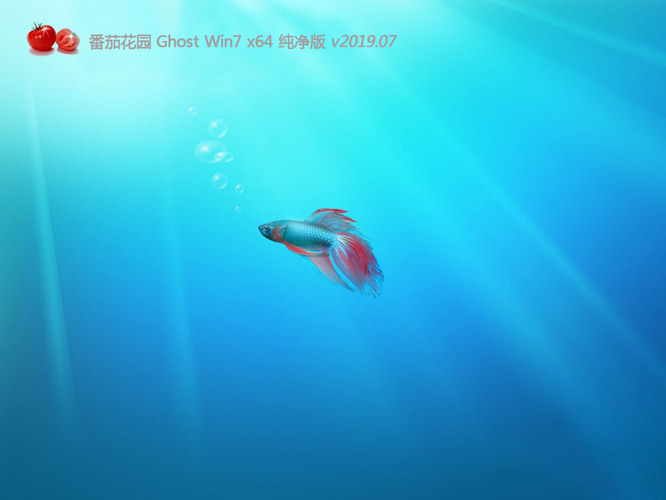 番茄花园GHOST WIN7 64位 纯净版v2019.07